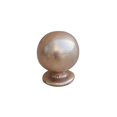 Bouton de meuble Boule GM avec Embase Bronze