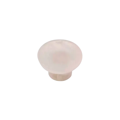Bouton de meuble GALET Quartz Rose