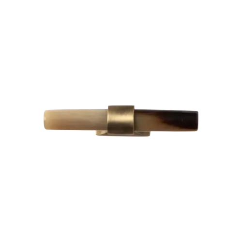 Cabinet pull handle  CLEAR HORN 10CM